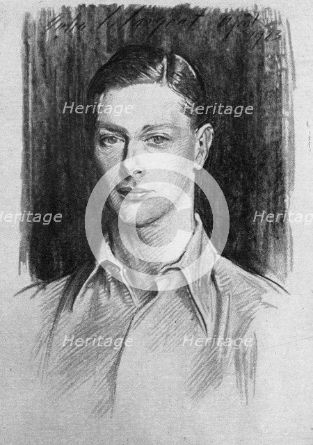 Study of the Duke of York, 1923.  Creator: John Singer Sargent.