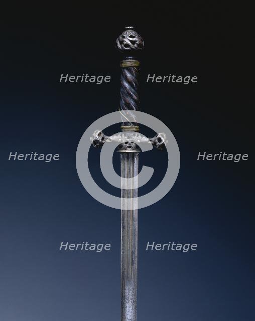 Pillow Sword, c. 1650. Creator: Unknown.