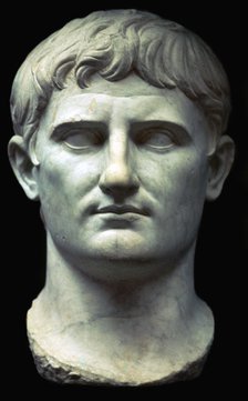 Bust of the Roman Emperor Augustus, 1st century BC. Artist: Unknown