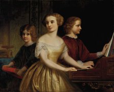 The Parmly Sisters, ca. 1857. Creator: Thomas Pritchard Rossiter.