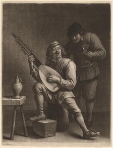 The Lute Player and the Drinker. Creator: Wallerant Vaillant.