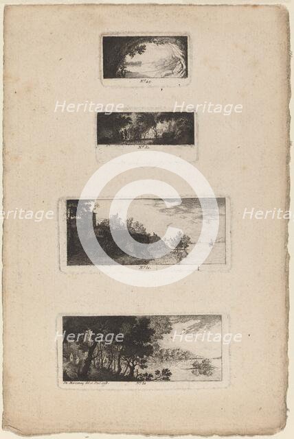 Landscape with Cave Opening, 1778. Creator: Antoine de Marcenay Ghuy.