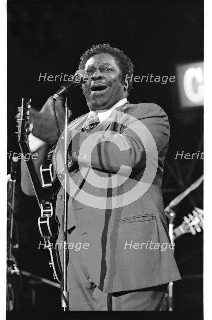 B.B. King, Capital Jazz, Knebworth, 1982.   Artist: Brian O'Connor.