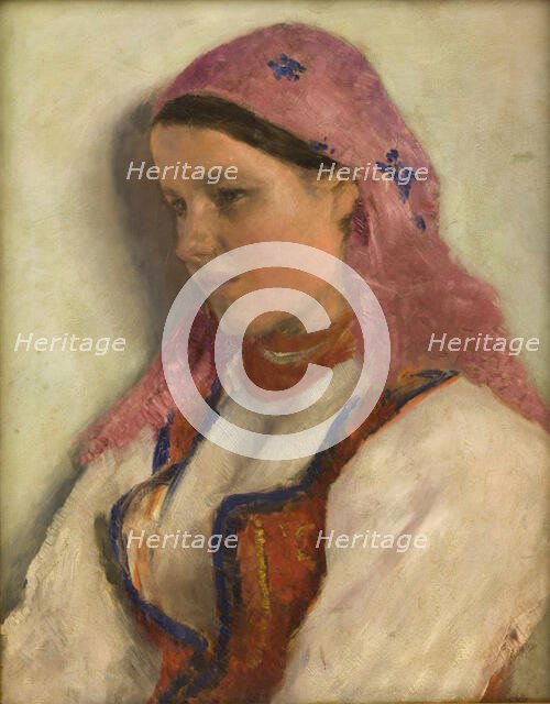 Girl from Bronowice, 1893-1894. Creator: Aleksander Gierymski.