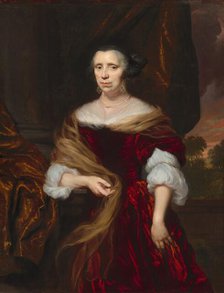 Portrait of a Lady, 1676. Creator: Nicolaes Maes.