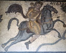 Atlanta on Horseback, Carthage Mosaic, c3rd century. Artist: Unknown.