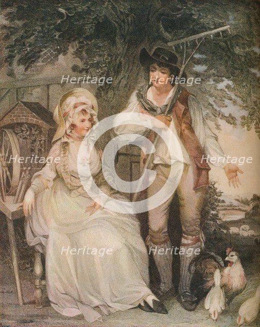 'The Farmyard', c1797. Artist: William Nutter.