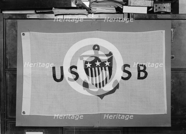 U.S. Emblem For Shipping Board, 1918. Creator: Harris & Ewing.