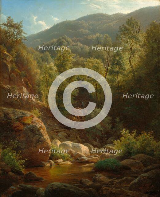 Scene in the Catskills, 1858. Creator: Paul Weber.