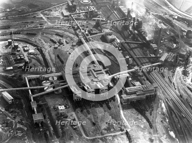 Aerial view of the Manvers coal processing plant, Wath upon Dearne, South Yorkshire, 1964. Artist: Michael Walters