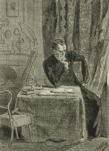 Portraits, 1857. Creator: Félicien Rops.