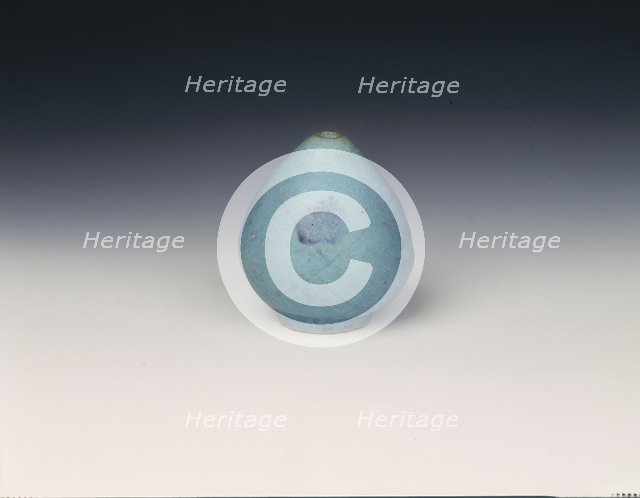 Lotus bud-shaped water pot, Yuan/Ming dynasty, China, 14th-15th century or earlier. Artist: Unknown