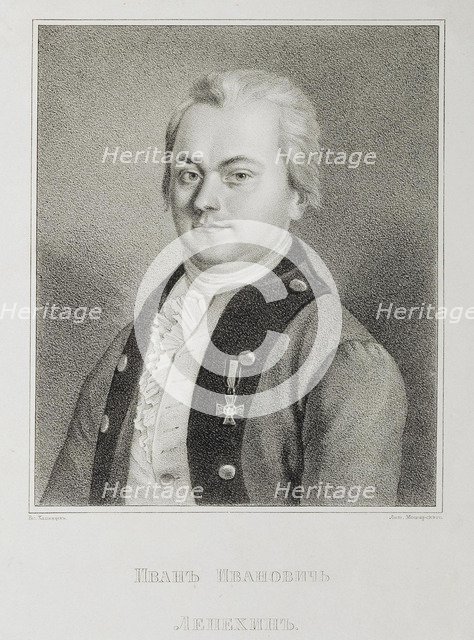 Portrait of Ivan Ivanovich Lepyokhin (1740-1802).