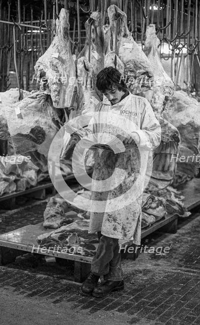 Smithfield Meat Market, City of London, January 1980. Creator: Peter Thompson.