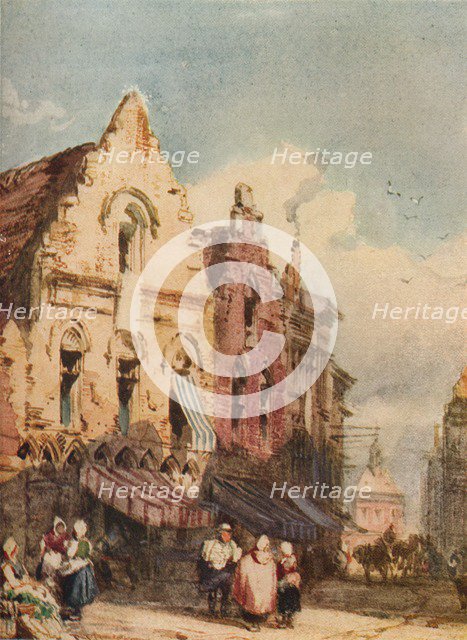 'Street Scene', c1826, (1923). Artist: Richard Parkes Bonington.