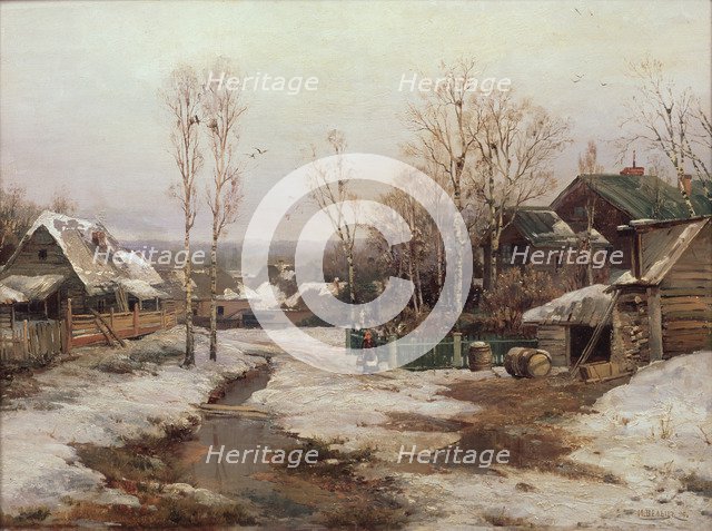 Spring near St. Petersburg, 1896. Artist: Velz, Ivan Avgustovich (1866-1926)