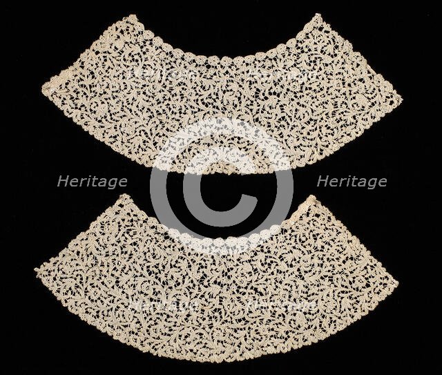 Cuffs, Belgian, ca. 1890. Creator: Unknown.