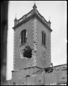 St John's Church, High Street, Deritend, Birmingham, West Midlands, 1941. Creator: George Bernard Mason.