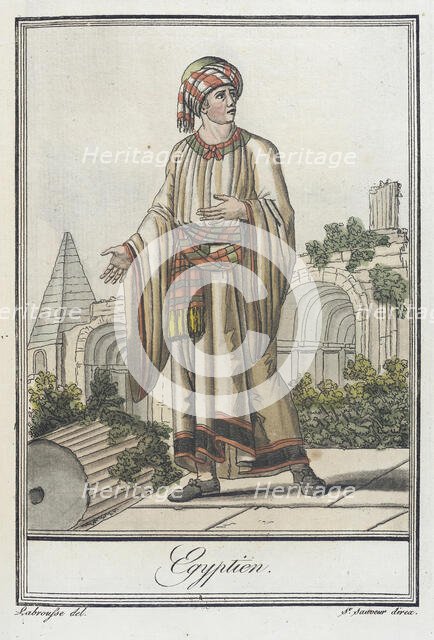 Costumes de Différent Pays, 'Egyptien', c1797. Creators: Jacques Grasset de Saint-Sauveur, LF Labrousse.
