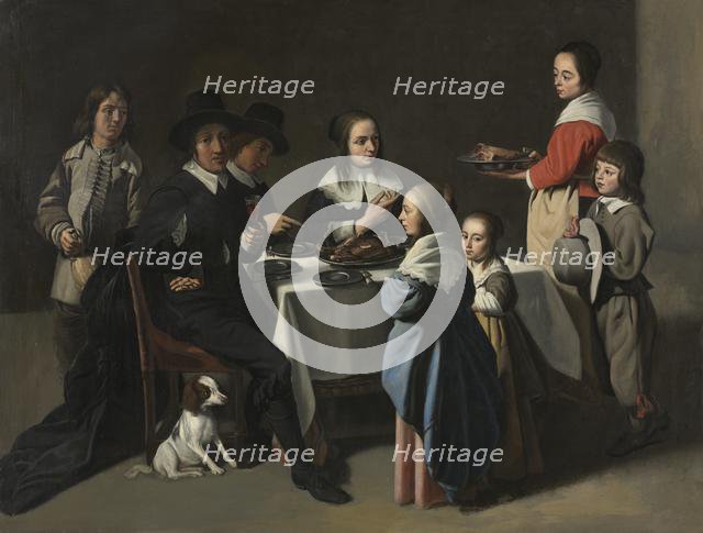 A Family Meal, c. 1645-55 or later. Creator: Le Nain family (French).
