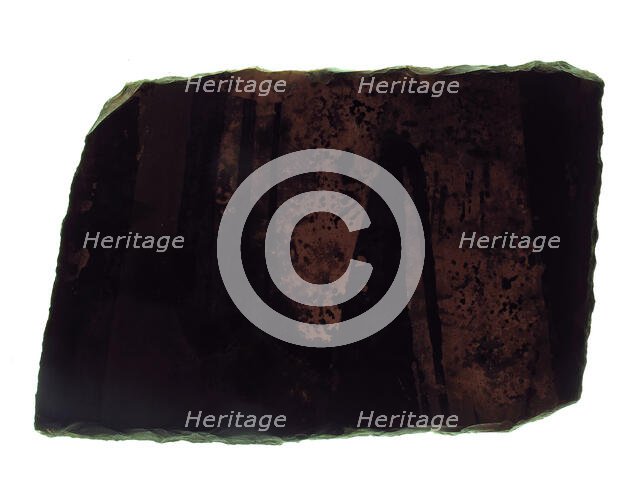 Glass Fragment, European, 13th-14th century. Creator: Unknown.