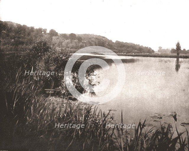 Hurley Reach, River Thames between Bisham and Medmenham, Buckinghamshire, 1894. Creator: Unknown.
