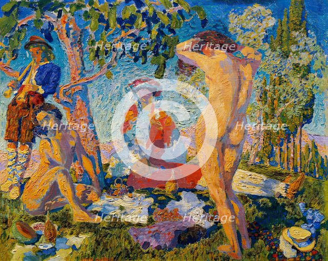 Picnic, 1906. Creator: Otto Hettner.