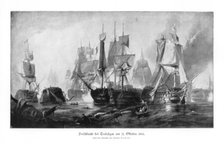 Battle of Trafalgar, 21 October 1805 (1900). Artist: Unknown