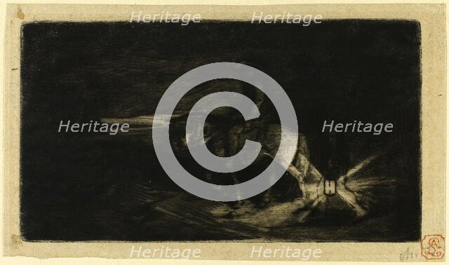 The Rider, 1848. Creator: Charles Emile Jacque.