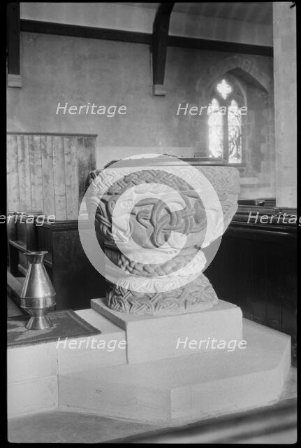 St Cassian's Church, Chaddesley Corbett, Wyre Forest, Worcestershire, 1930-1940. Creator: Marjory L Wight.