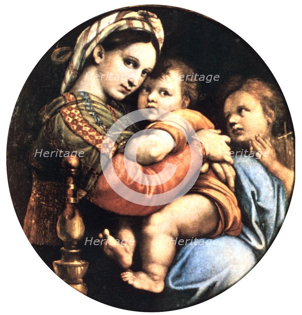 'Madonna della Seggiola', 1514. Artist: Raphael