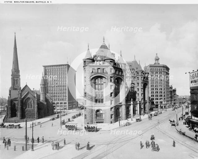 Shelton Square, Buffalo, N.Y., between 1900 and 1920. Creator: Unknown.