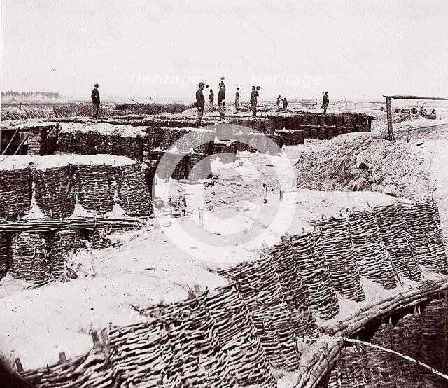 Fort Sedgwick in front of Petersburg, 1864. Creator: Tim O'Sullivan.