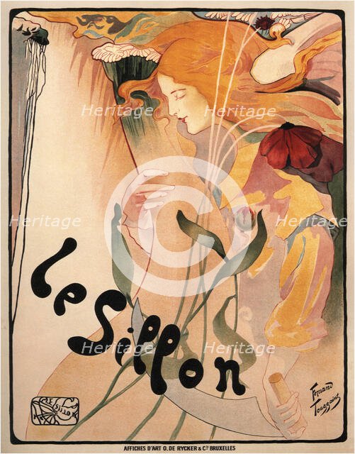 Le Sillon (Poster), 1890s. Creator: Fernand Toussaint.