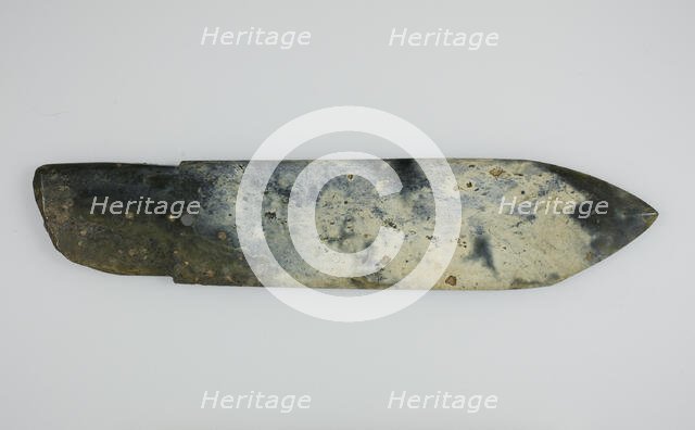 Dagger-Blade (Ge), Shang dynasty ( c. 1600-1046 B.C.), middle/late Shang. Creator: Unknown.
