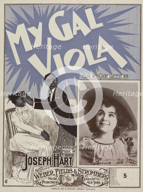 'My gal Viola', 1899. Creator: Unknown.