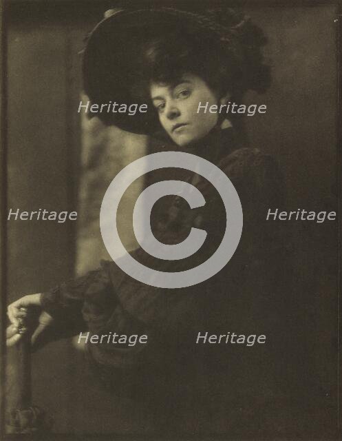 Portrait of an Unknown Woman, 1904. Creator: Gertrude Kasebier.
