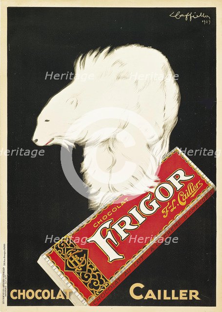 Cailler Frigor Chocolate, 1929.