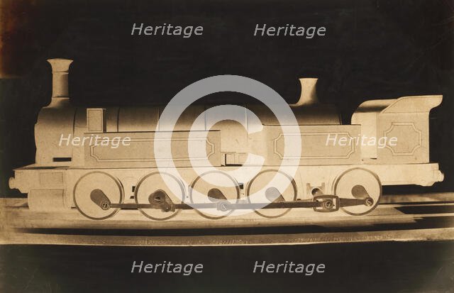 [Model of a P.L.M. Locomotive], ca. 1855. Creator: Dominique Roman.
