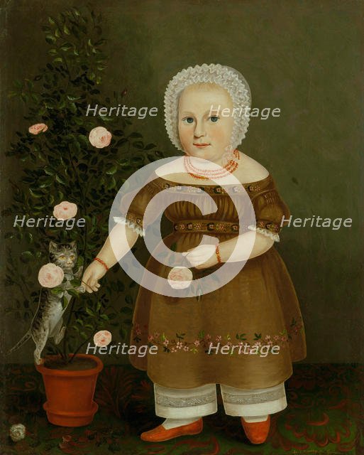 Emma Homan, ca. 1844. Creator: John Bradley.