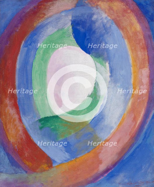 Formes circulaires, lune no. 1. Artist: Delaunay, Robert (1885–1941)