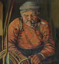 Fisherman from Åland, 1936. Creator: Niilo Latva.