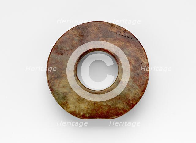 Disk (bi ?), Late Neolithic period, ca. 2500-2000 BCE. Creator: Unknown.