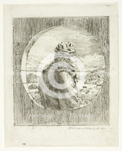 Voltaire Seen in Profile, n.d. Creator: Jean Huber.