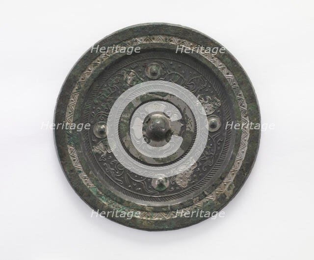 Mirror (chien), Eastern Han dynasty, 1st-2nd century. Creator: Unknown.