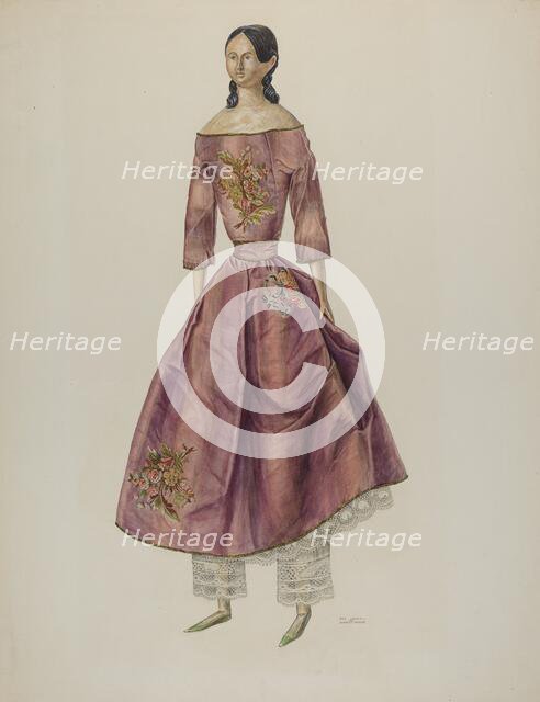 Doll, 1935/1942. Creator: Stanley Mazur.