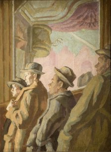 Music Hall Audience, 1945. Creator: Thérèse Lessore.