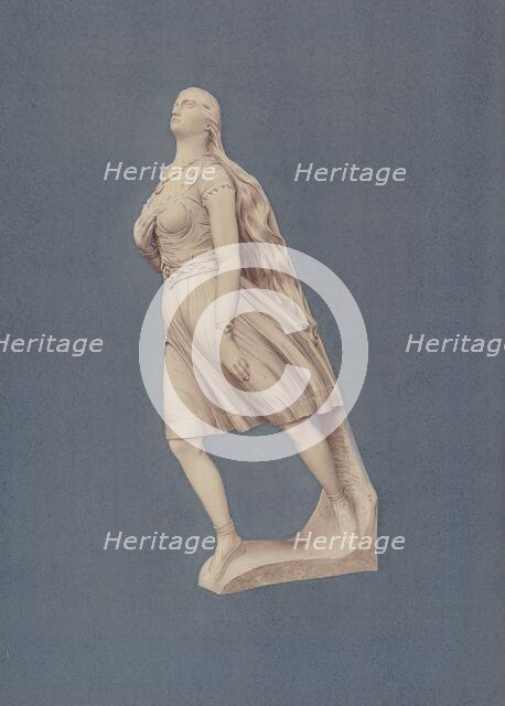 Figurehead: "Cassandra Adams", 1935/1942. Creator: Rosamond P Gray.