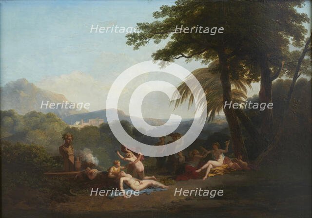 Sacrifice to the god of gardens, 1796. Creator: Vallin, Jacques-Antoine (1760-1830).