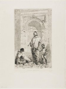 Moroccan Family, 1862. Creator: Mariano Jose Maria Bernardo Fortuny y Carbo.